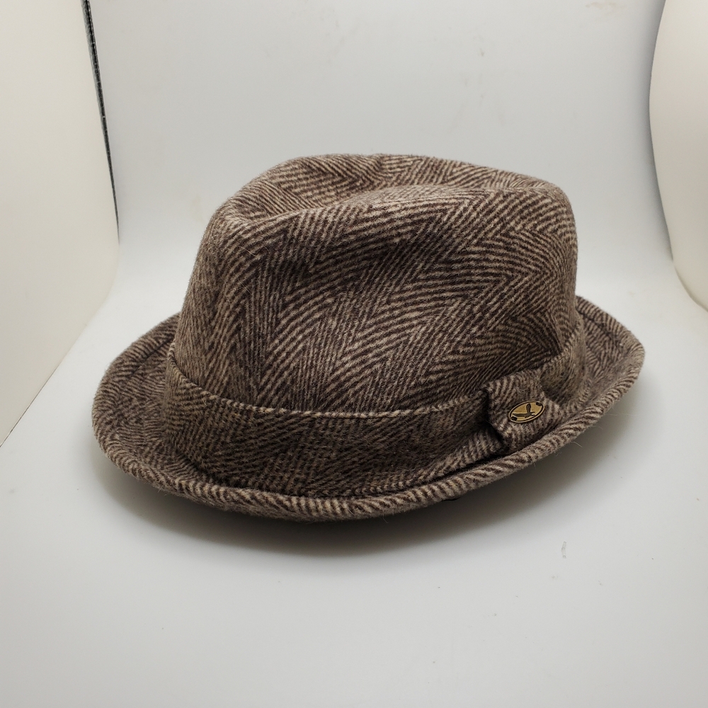 Epoch Medium Men's Tweed Fedors Hat 100% Wool